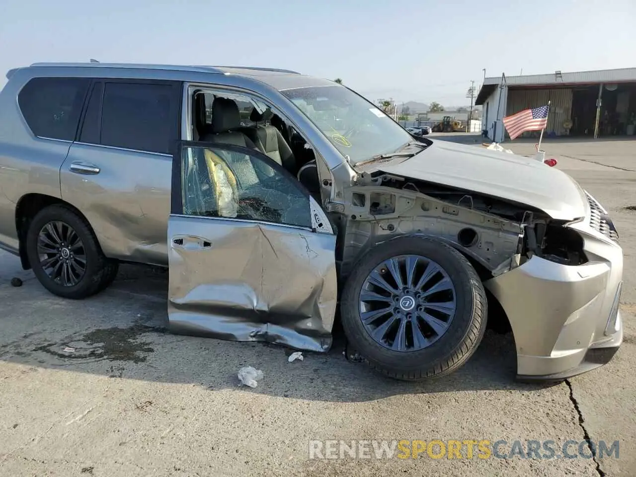 9 fotografías del automóvil dañado JTJAM7BX2M5285107 LEXUS GX 2021