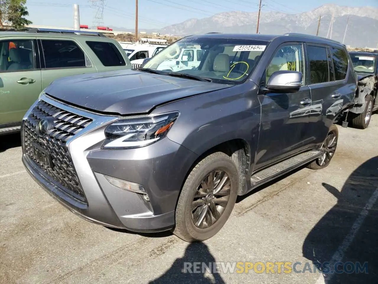 1 fotografías del automóvil dañado JTJAM7BX2M5286404 LEXUS GX 2021