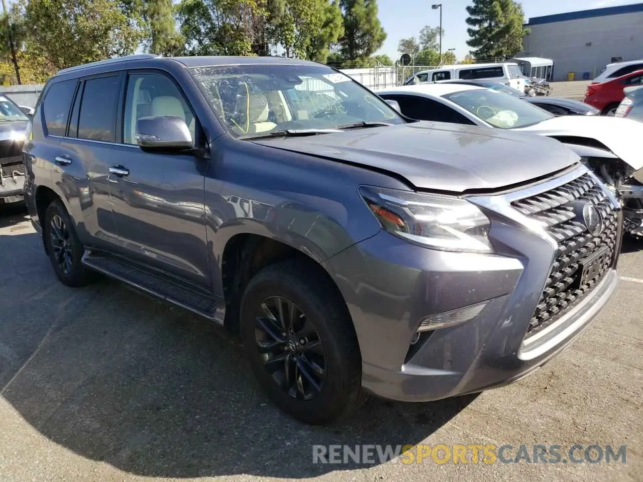 4 fotografías del automóvil dañado JTJAM7BX2M5286404 LEXUS GX 2021