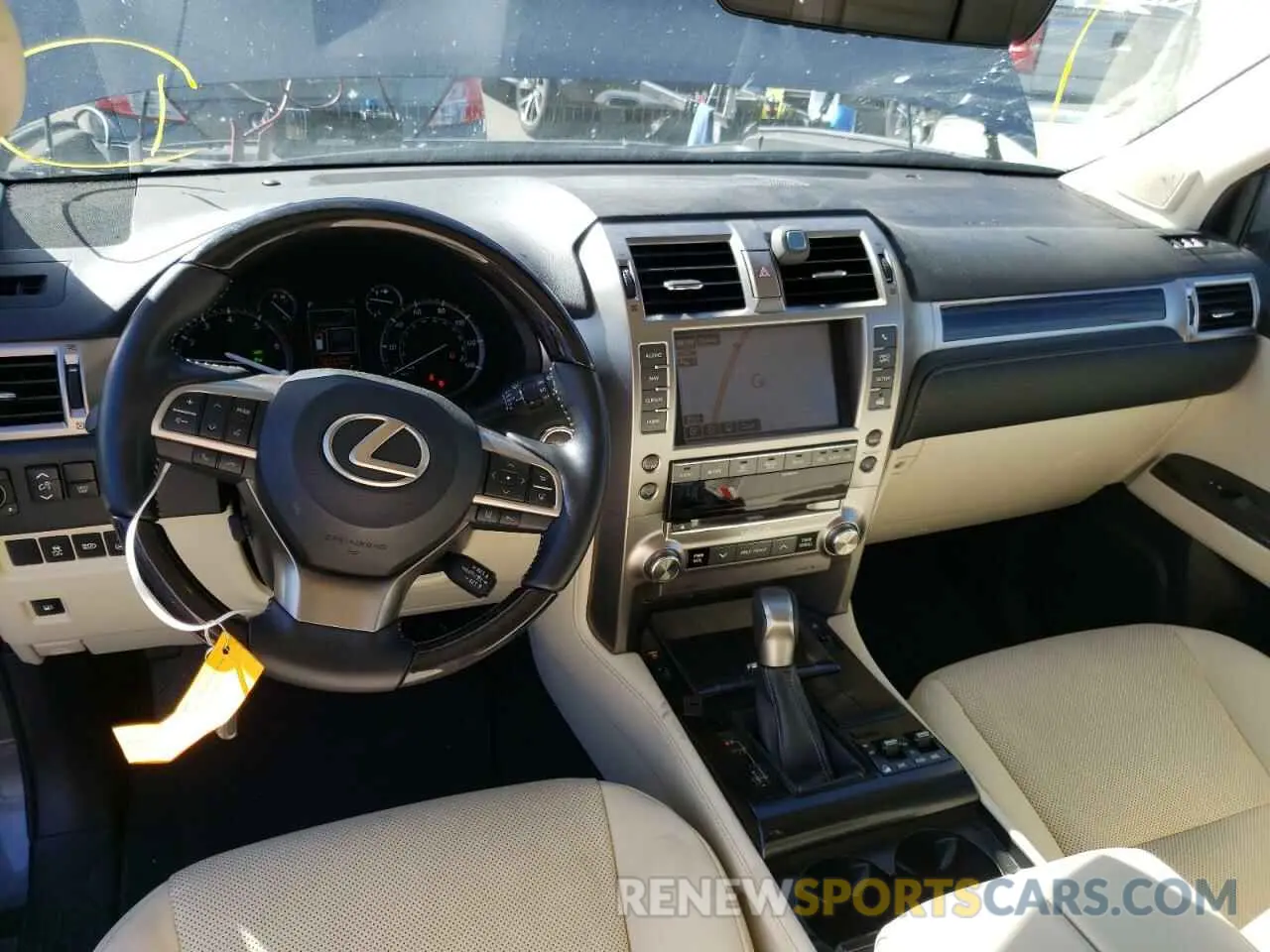 8 fotografías del automóvil dañado JTJAM7BX2M5286404 LEXUS GX 2021