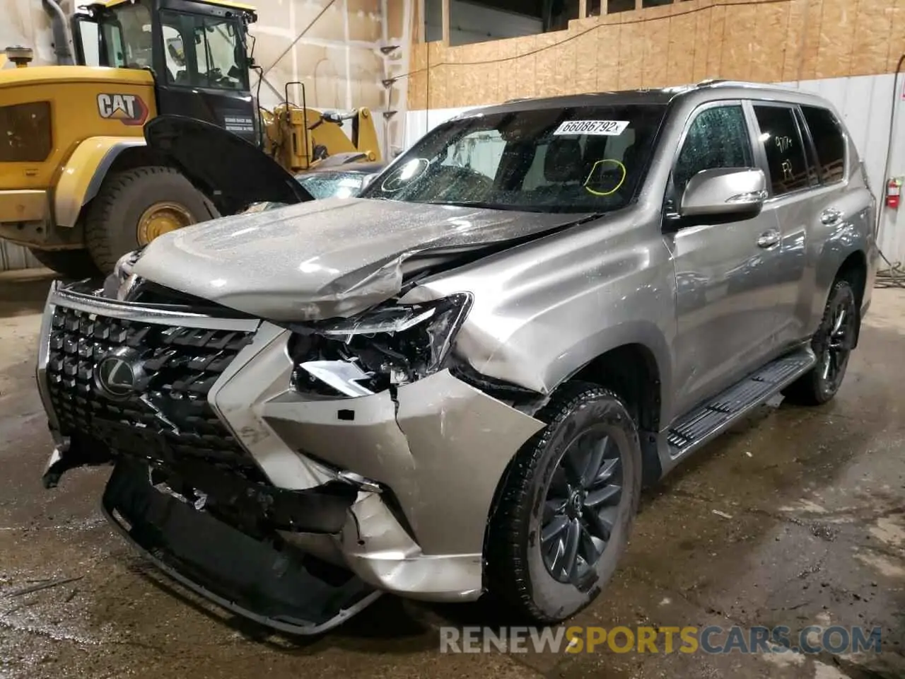 2 fotografías del automóvil dañado JTJAM7BX2M5286631 LEXUS GX 2021