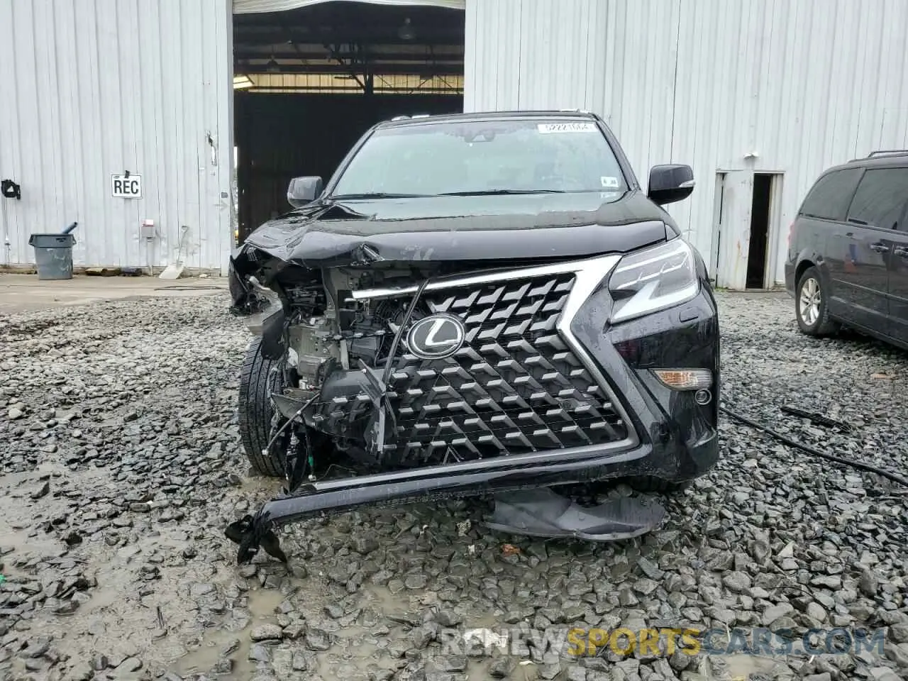 5 fotografías del automóvil dañado JTJAM7BX2M5294485 LEXUS GX 2021