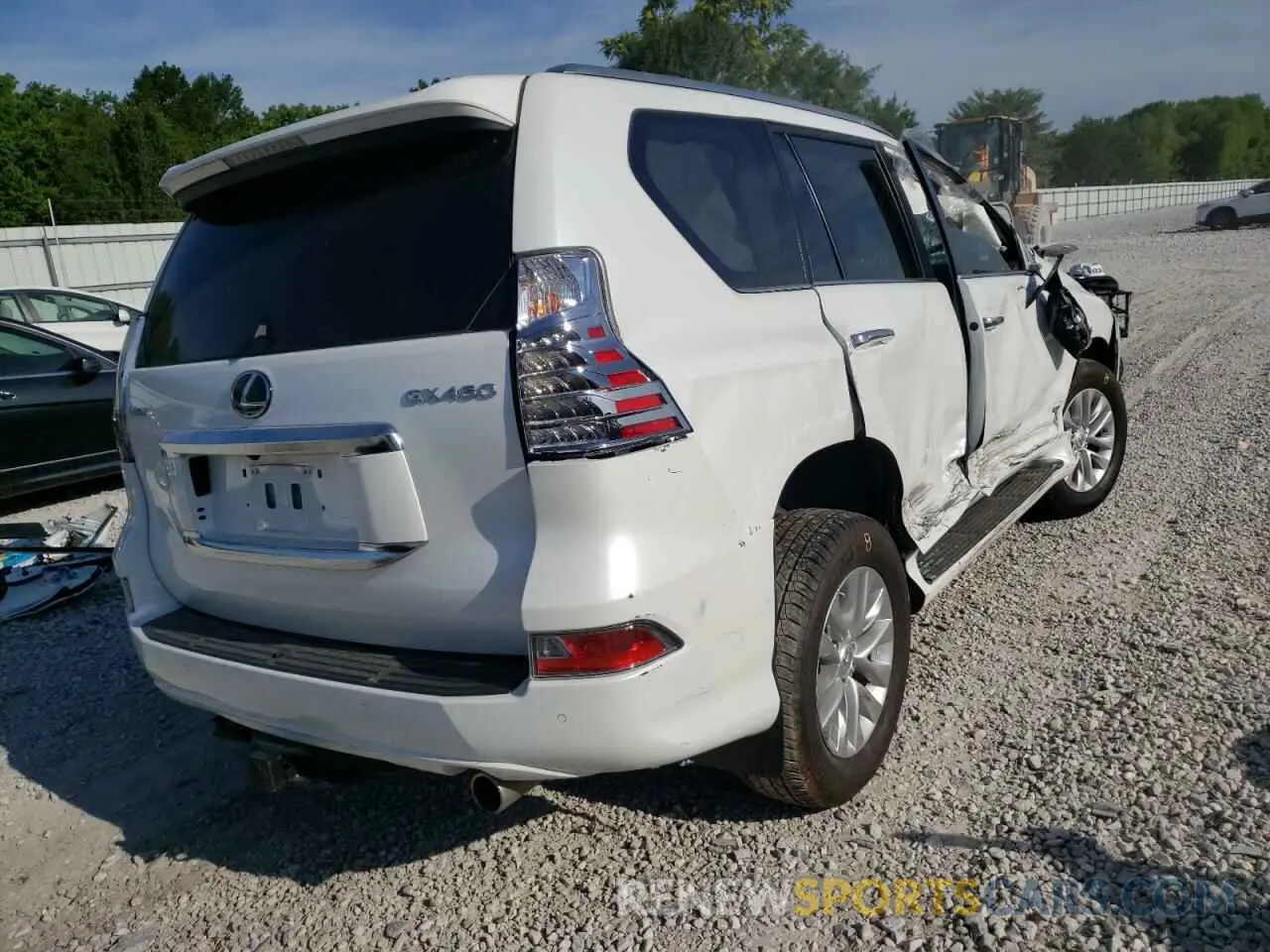 4 fotografías del automóvil dañado JTJAM7BX2M5300690 LEXUS GX 2021
