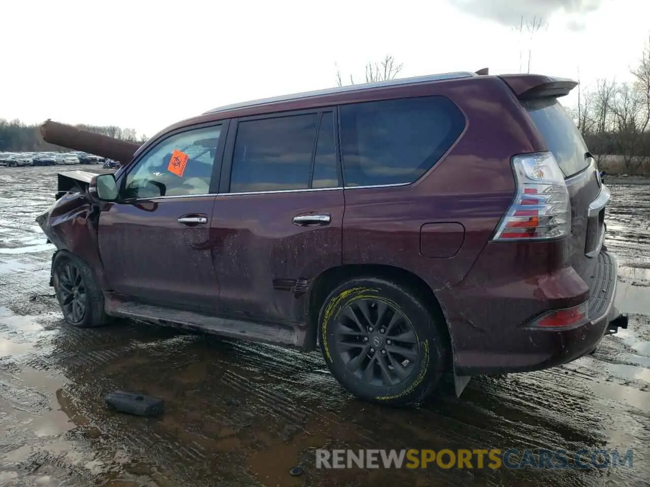 2 fotografías del automóvil dañado JTJAM7BX2M5302214 LEXUS GX 2021