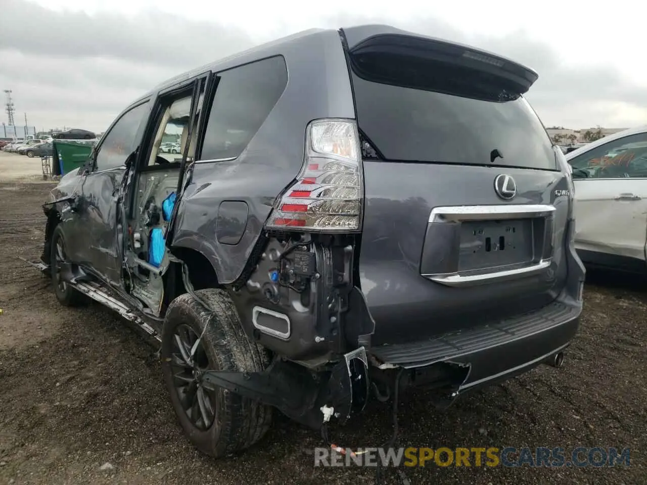 3 fotografías del automóvil dañado JTJAM7BX3M5270843 LEXUS GX 2021