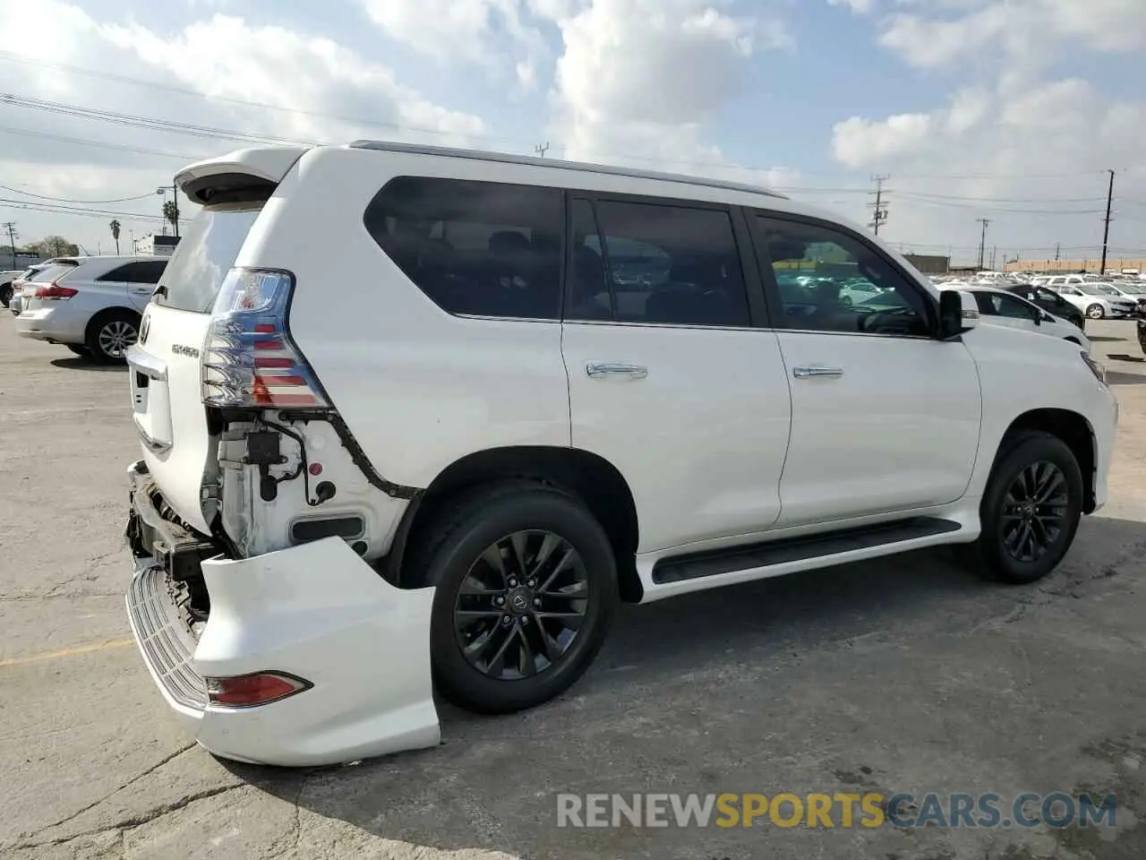3 fotografías del automóvil dañado JTJAM7BX3M5280031 LEXUS GX 2021