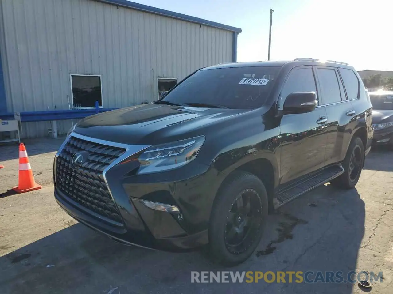 2 fotografías del automóvil dañado JTJAM7BX3M5281602 LEXUS GX 2021