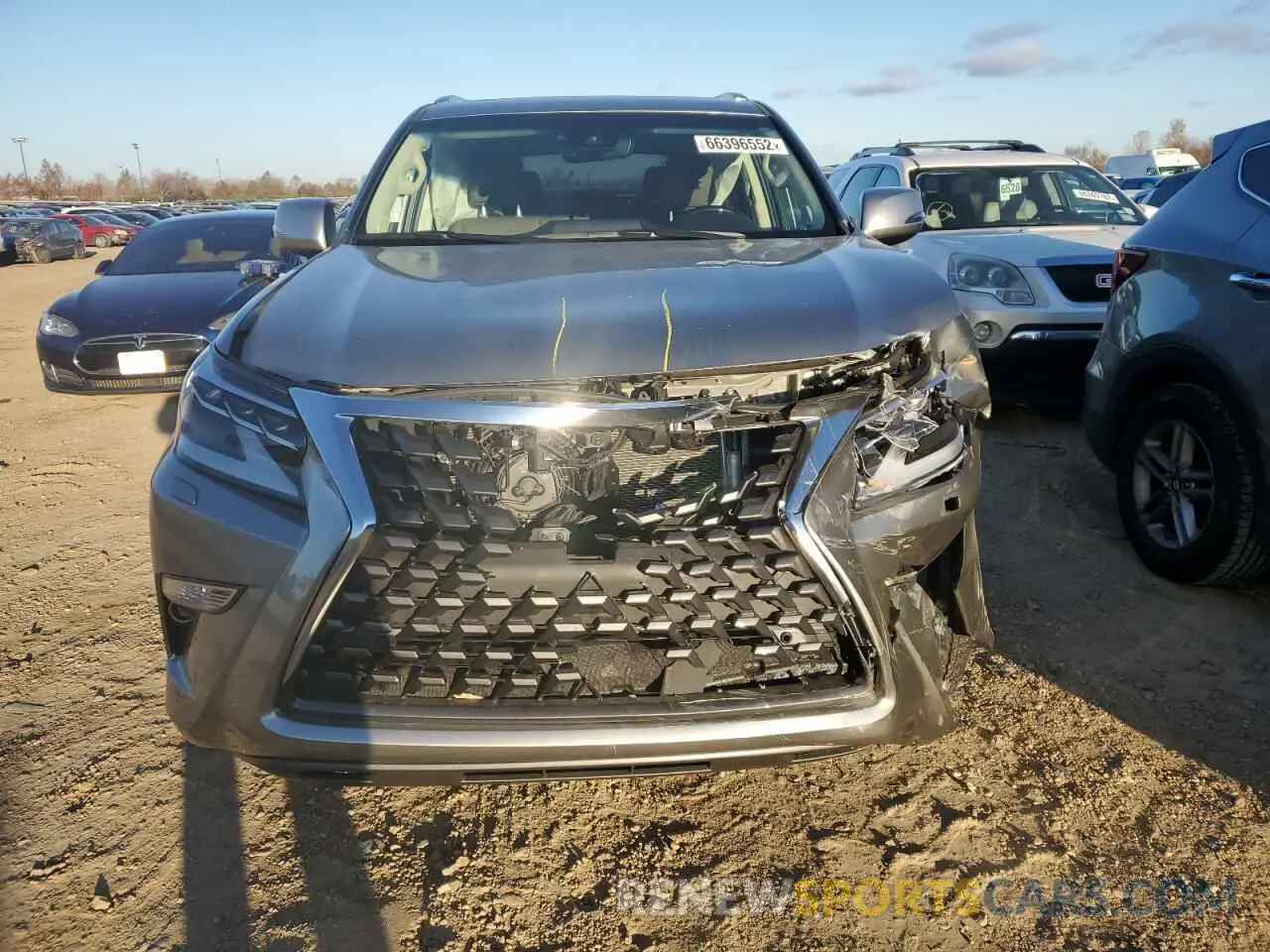 5 fotografías del automóvil dañado JTJAM7BX3M5283866 LEXUS GX 2021
