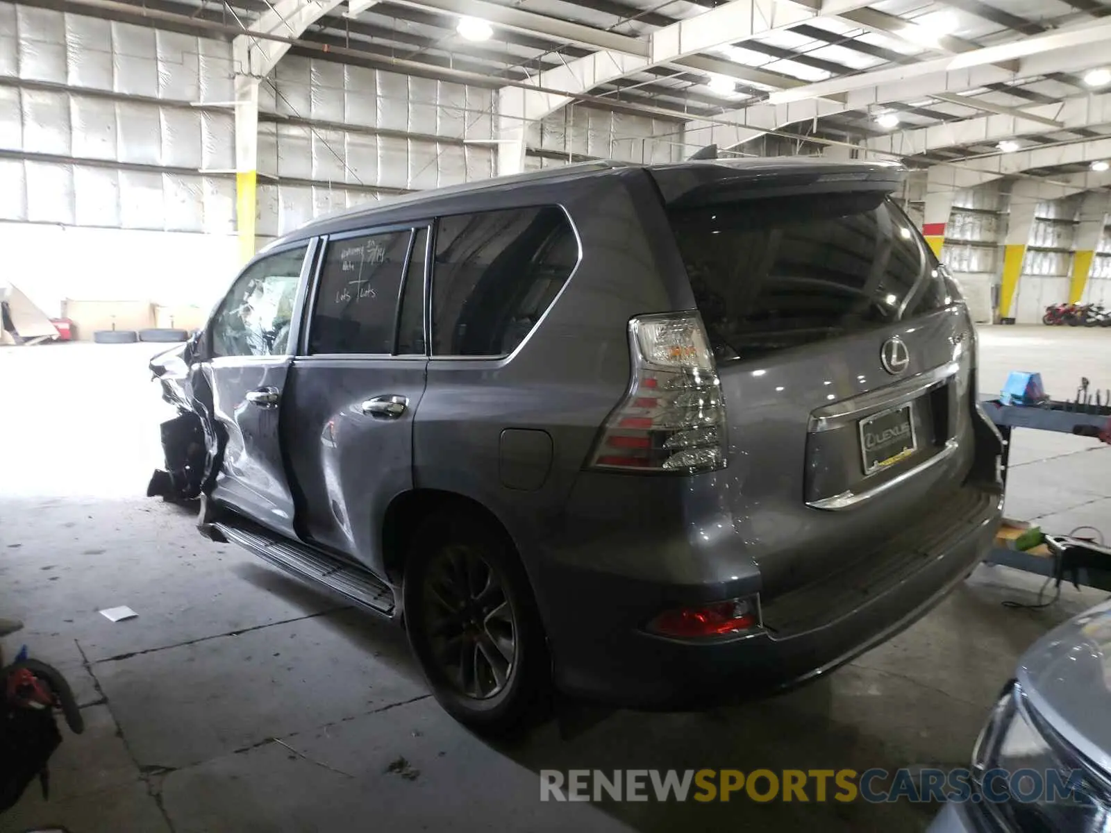 3 fotografías del automóvil dañado JTJAM7BX3M5293670 LEXUS GX 2021