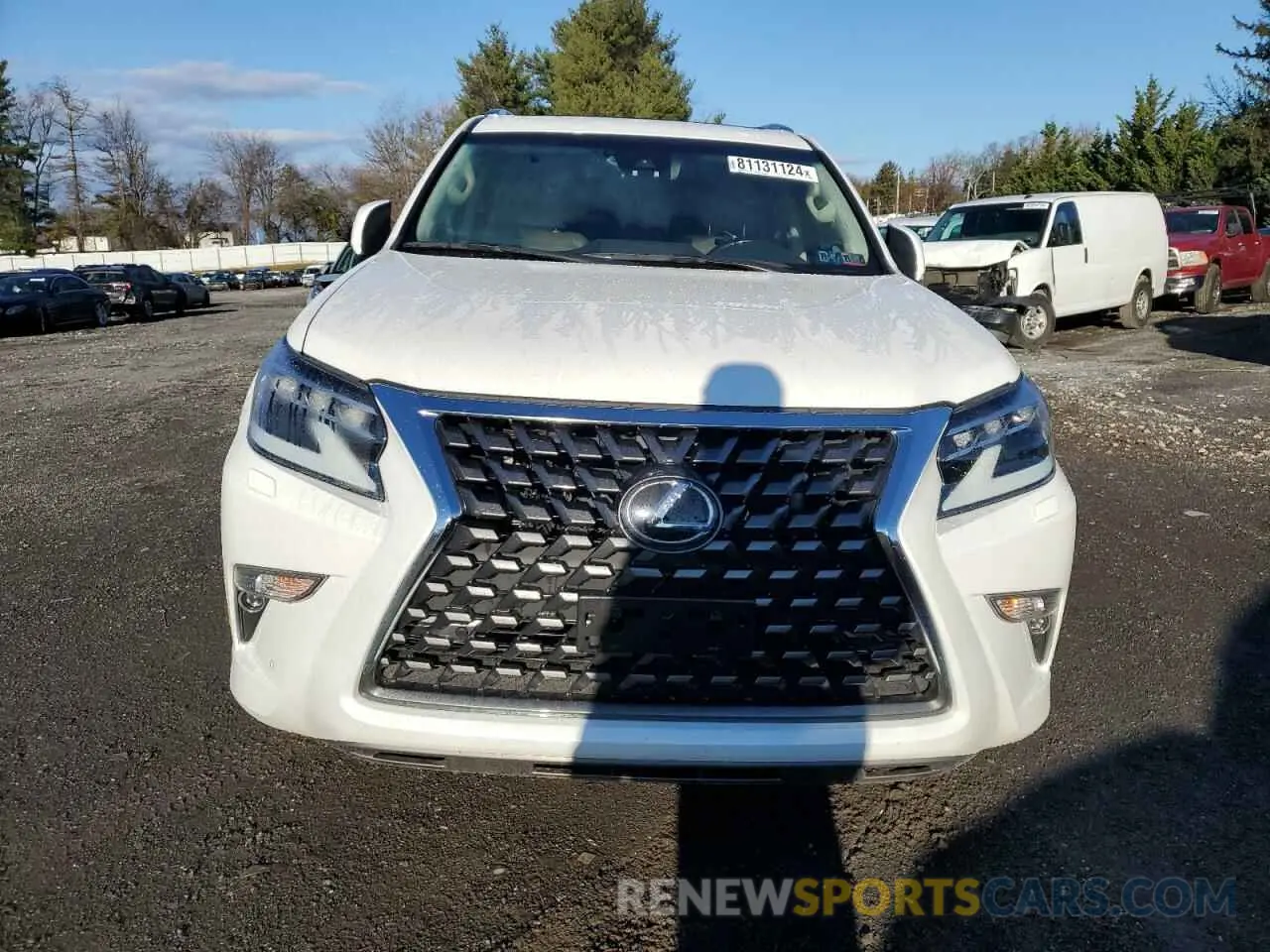 5 fotografías del automóvil dañado JTJAM7BX3M5299775 LEXUS GX 2021
