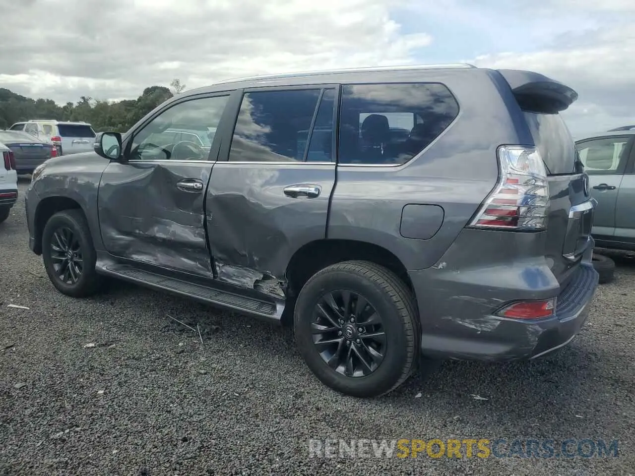 2 fotografías del automóvil dañado JTJAM7BX4M5268986 LEXUS GX 2021