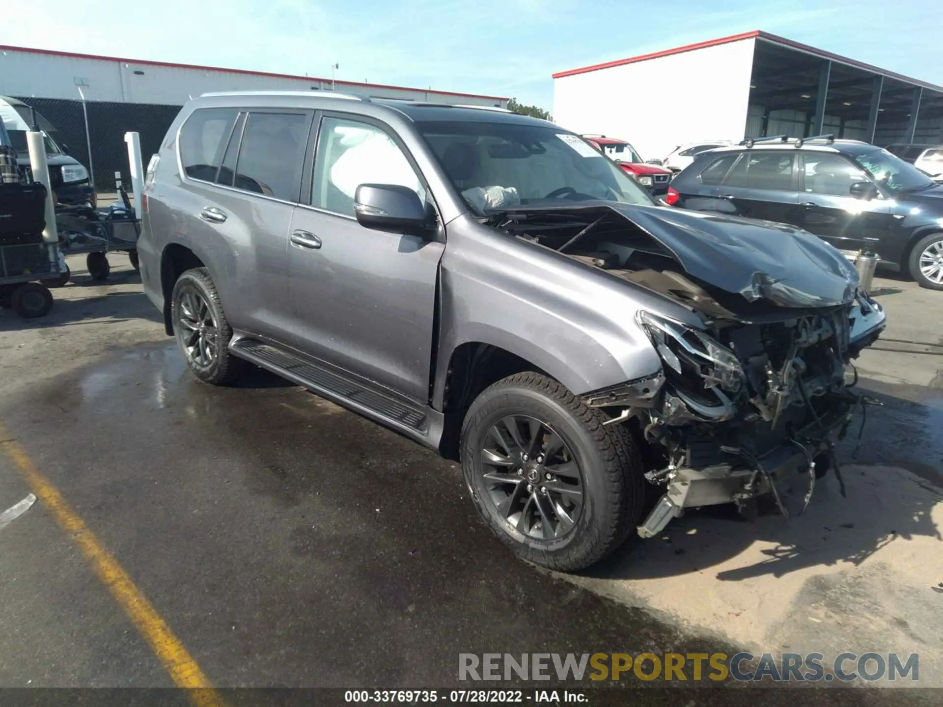 1 fotografías del automóvil dañado JTJAM7BX4M5274268 LEXUS GX 2021