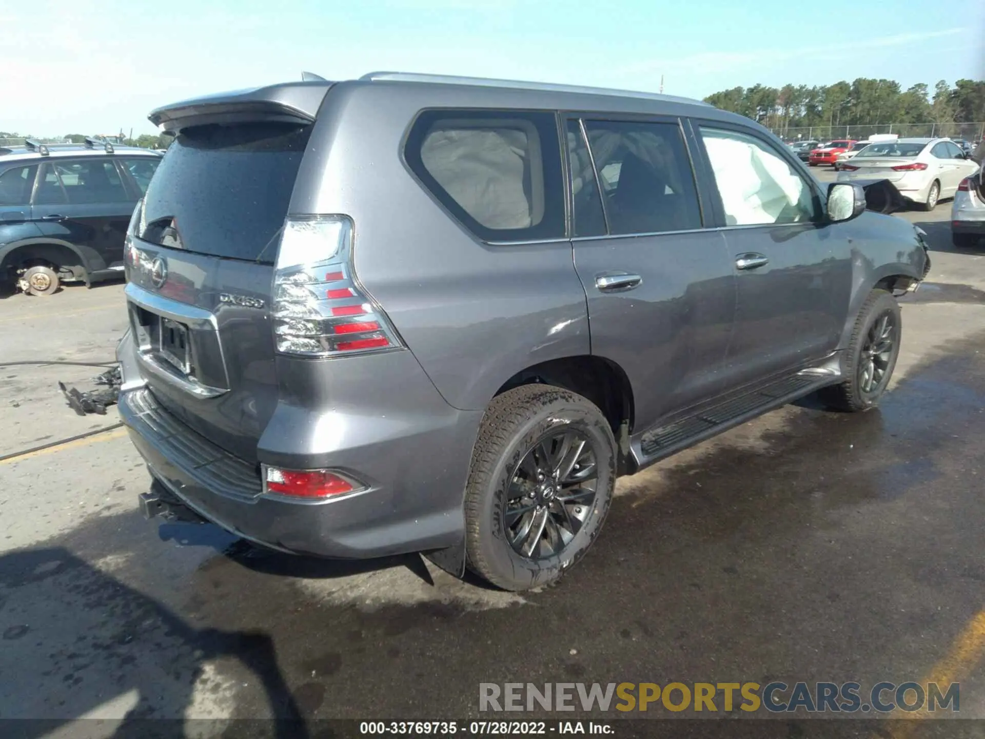 4 fotografías del automóvil dañado JTJAM7BX4M5274268 LEXUS GX 2021