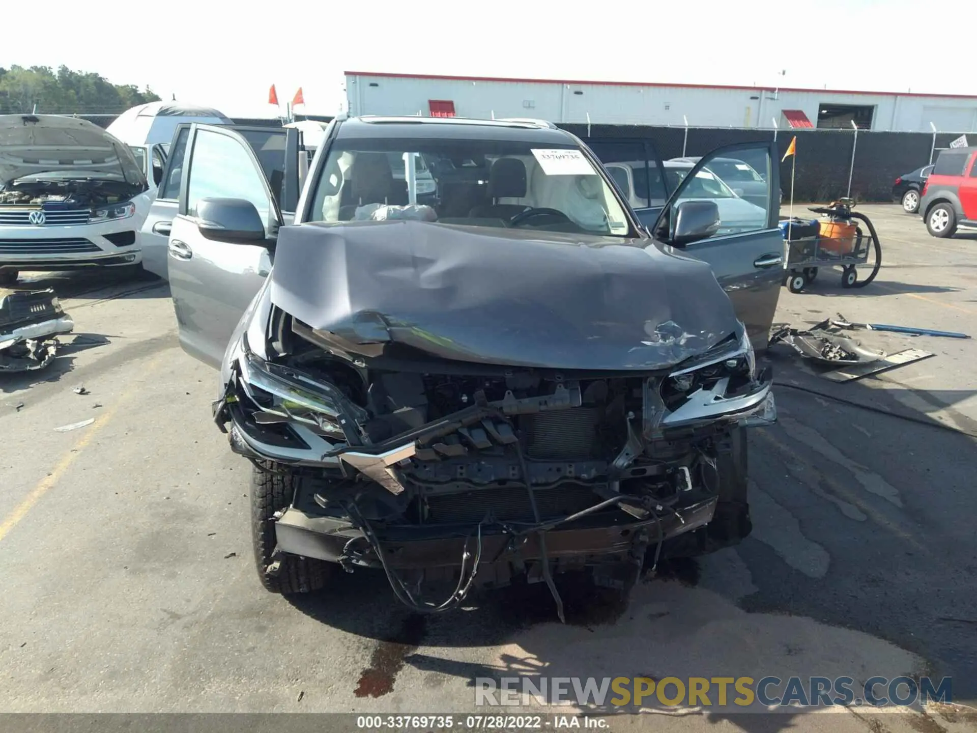 6 fotografías del automóvil dañado JTJAM7BX4M5274268 LEXUS GX 2021