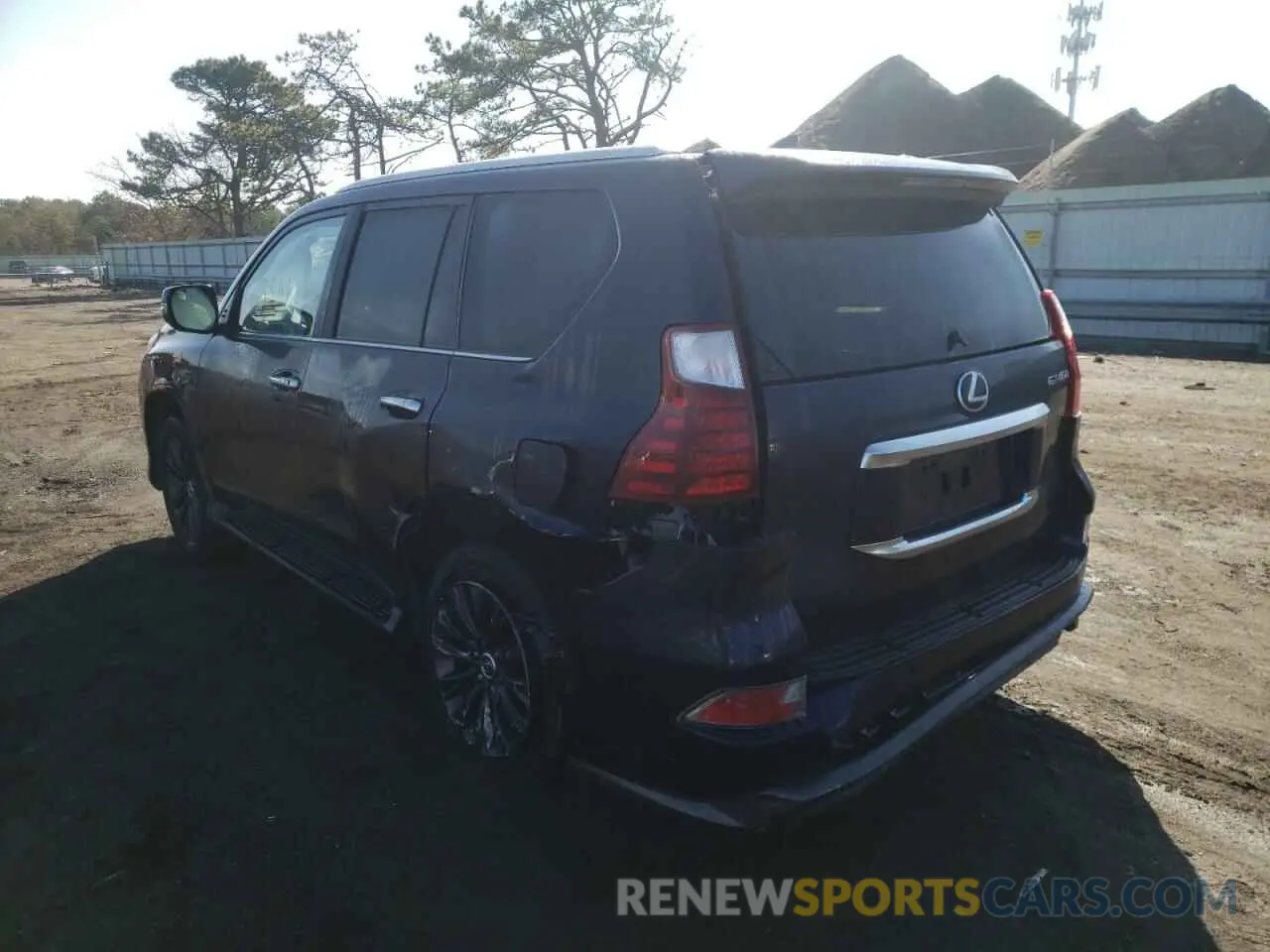 3 fotografías del automóvil dañado JTJAM7BX4M5281219 LEXUS GX 2021