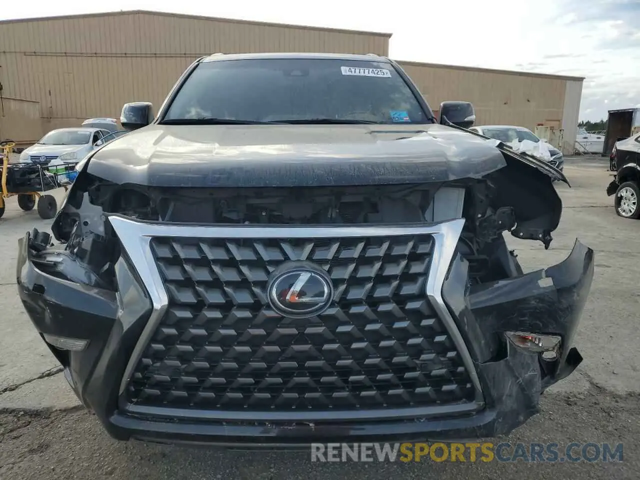 5 fotografías del automóvil dañado JTJAM7BX4M5285688 LEXUS GX 2021