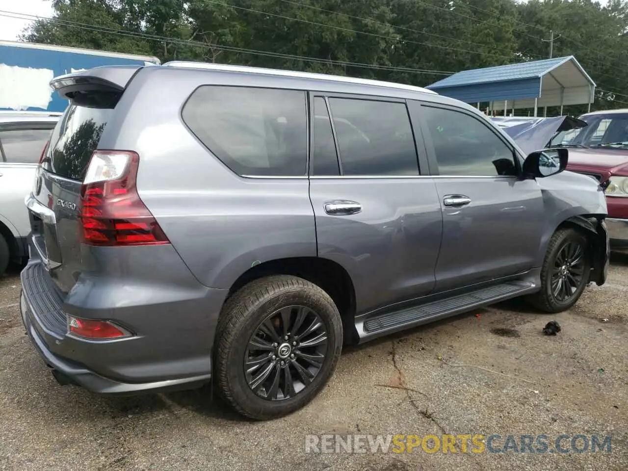 4 fotografías del automóvil dañado JTJAM7BX4M5288882 LEXUS GX 2021