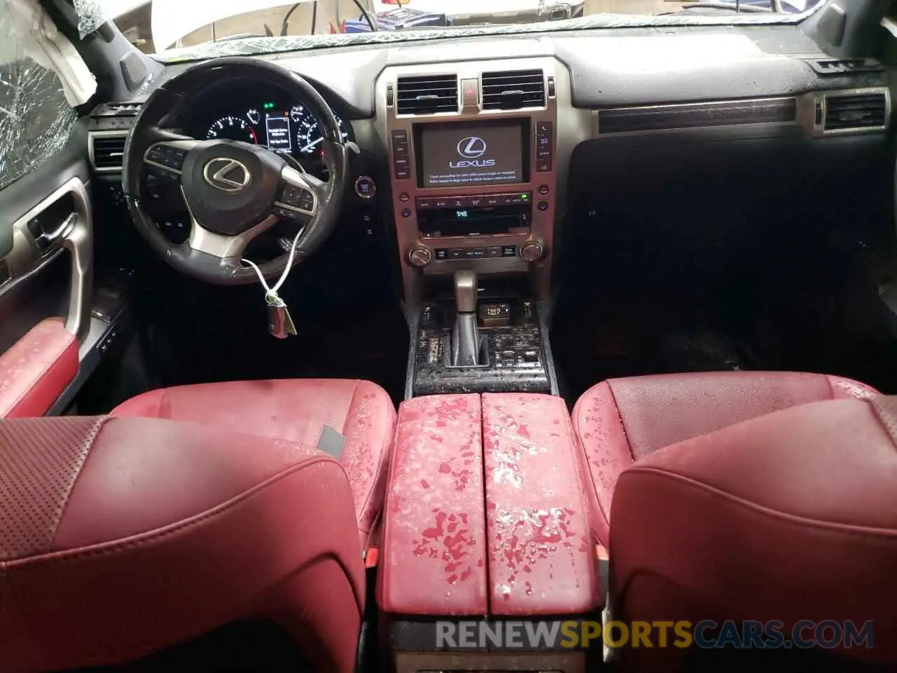 8 fotografías del automóvil dañado JTJAM7BX4M5291636 LEXUS GX 2021