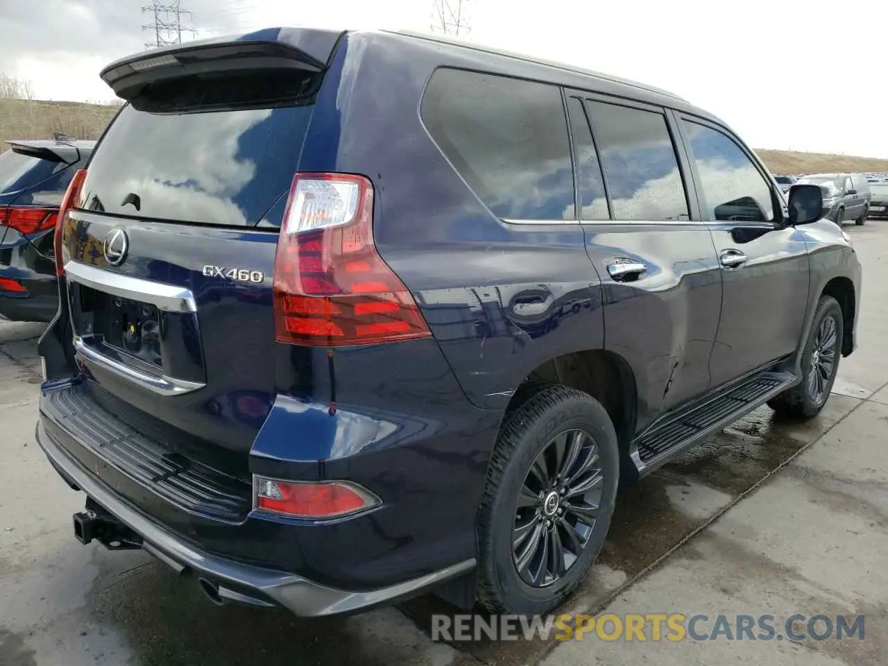 4 fotografías del automóvil dañado JTJAM7BX4M5292270 LEXUS GX 2021