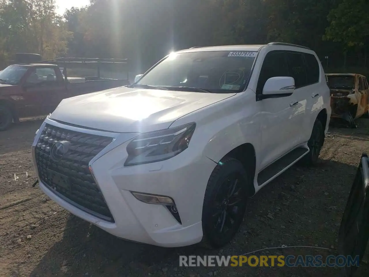 2 fotografías del automóvil dañado JTJAM7BX4M5292351 LEXUS GX 2021