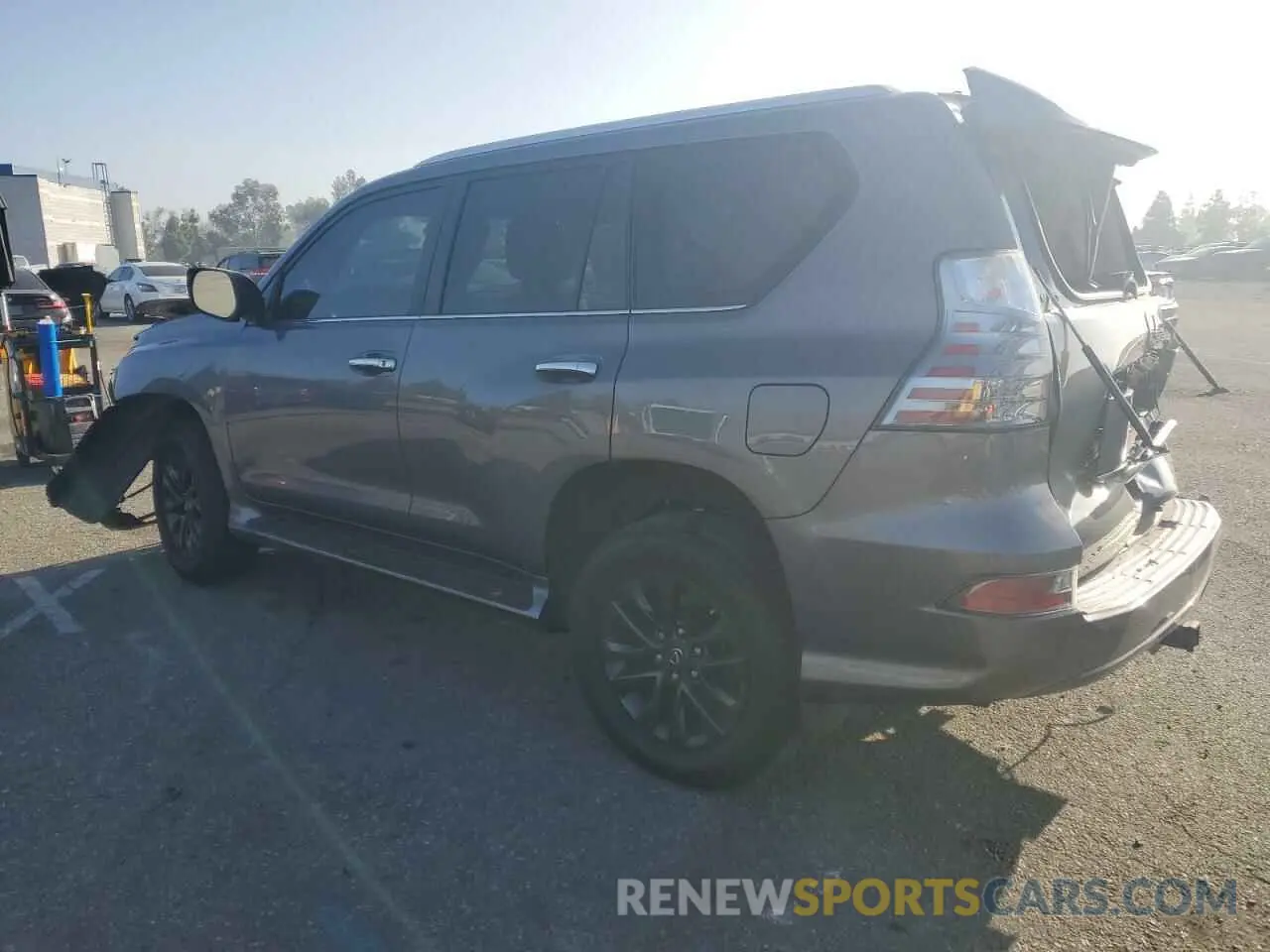 2 fotografías del automóvil dañado JTJAM7BX4M5301744 LEXUS GX 2021
