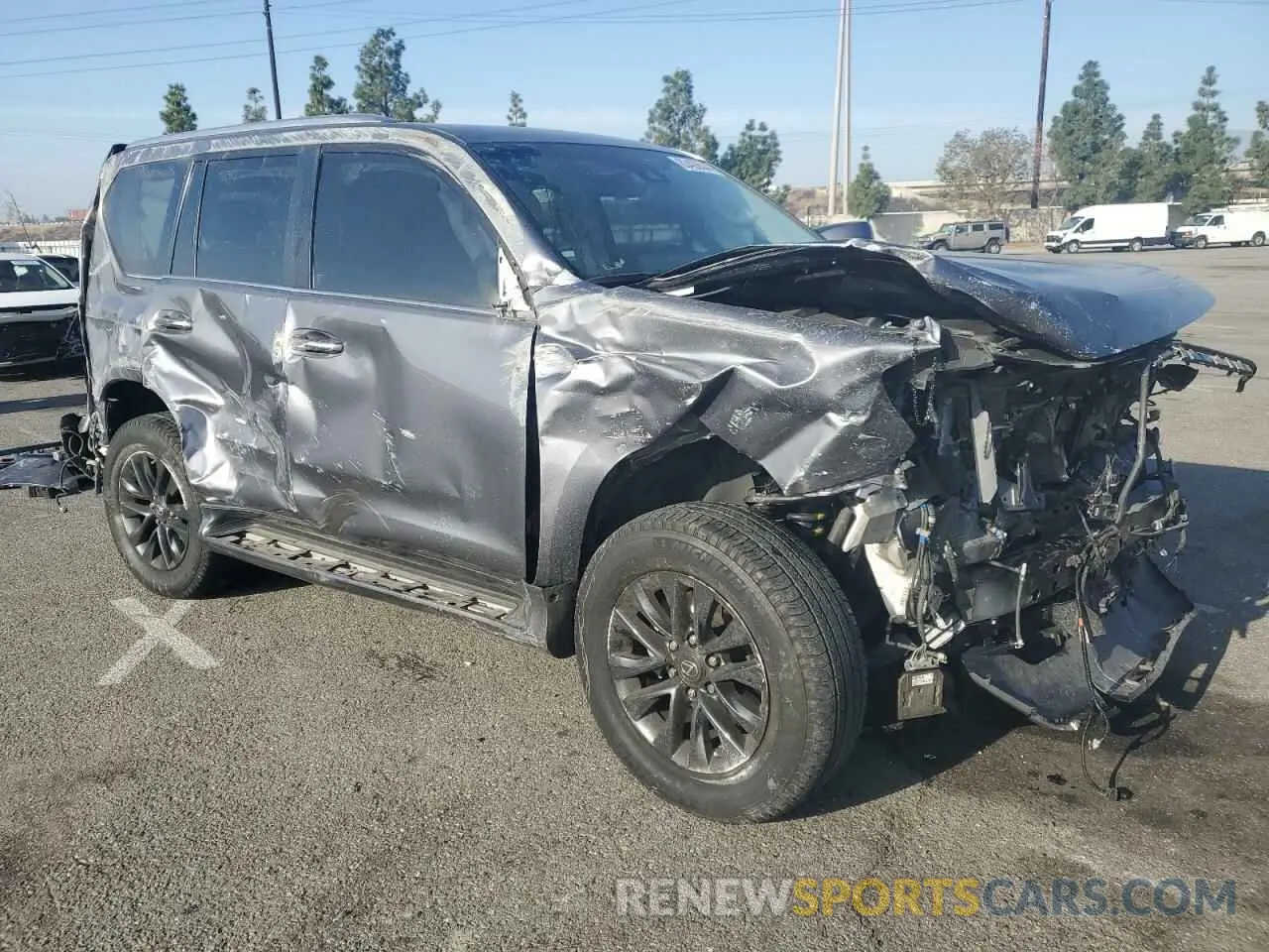 4 fotografías del automóvil dañado JTJAM7BX4M5301744 LEXUS GX 2021