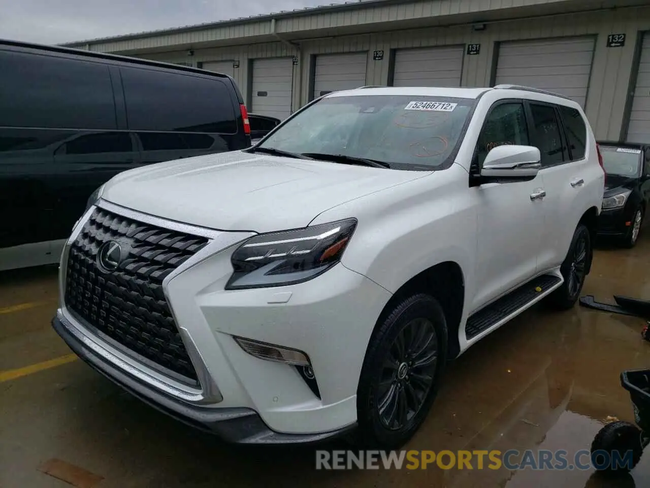 2 fotografías del automóvil dañado JTJAM7BX4M5303560 LEXUS GX 2021