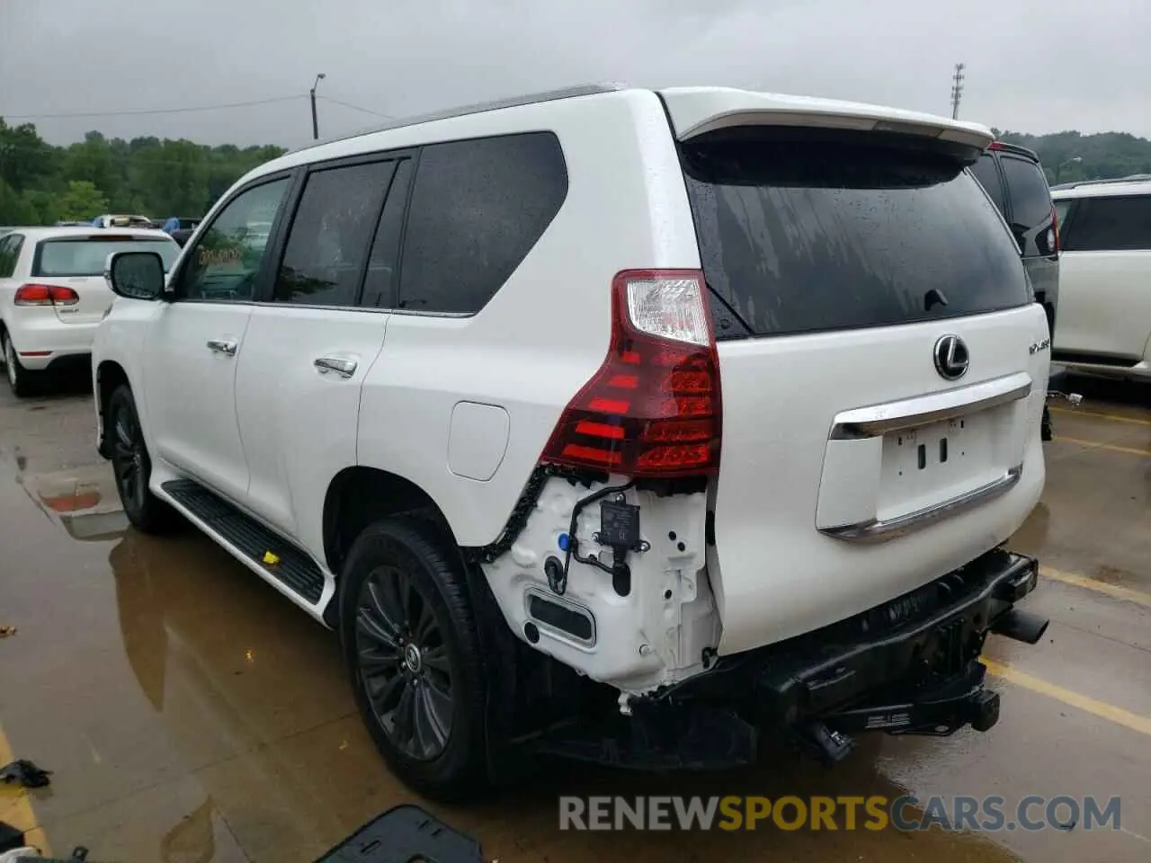 3 fotografías del automóvil dañado JTJAM7BX4M5303560 LEXUS GX 2021