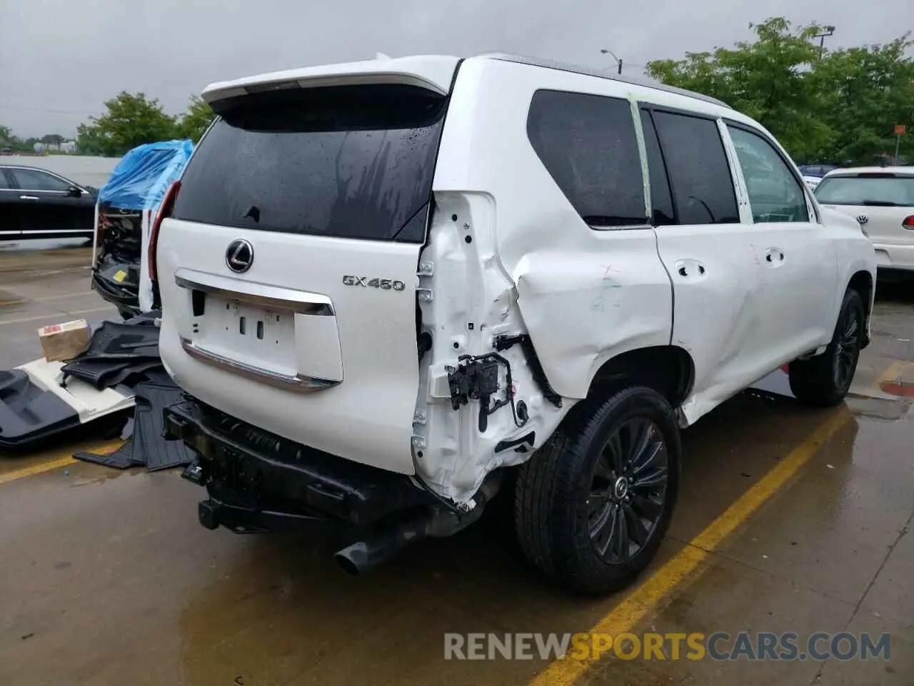 4 fotografías del automóvil dañado JTJAM7BX4M5303560 LEXUS GX 2021