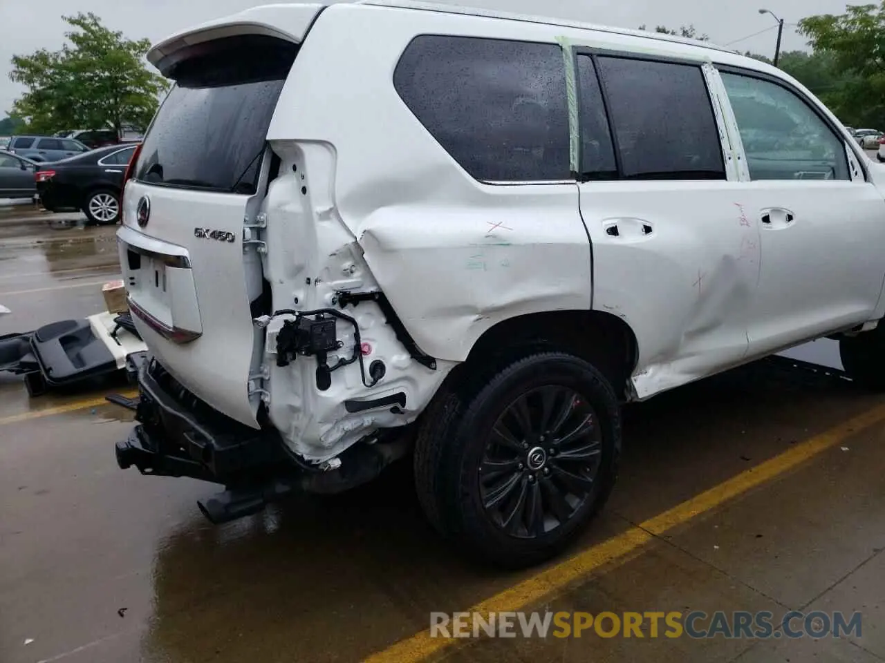 9 fotografías del automóvil dañado JTJAM7BX4M5303560 LEXUS GX 2021