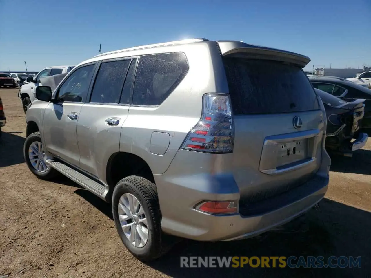 3 fotografías del automóvil dañado JTJAM7BX5M5268415 LEXUS GX 2021