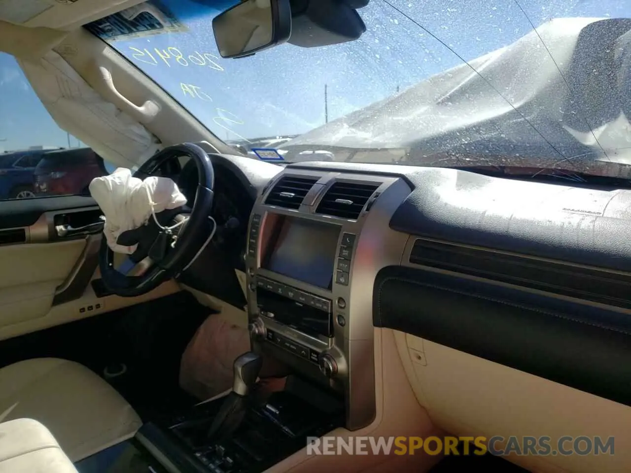 9 fotografías del automóvil dañado JTJAM7BX5M5268415 LEXUS GX 2021