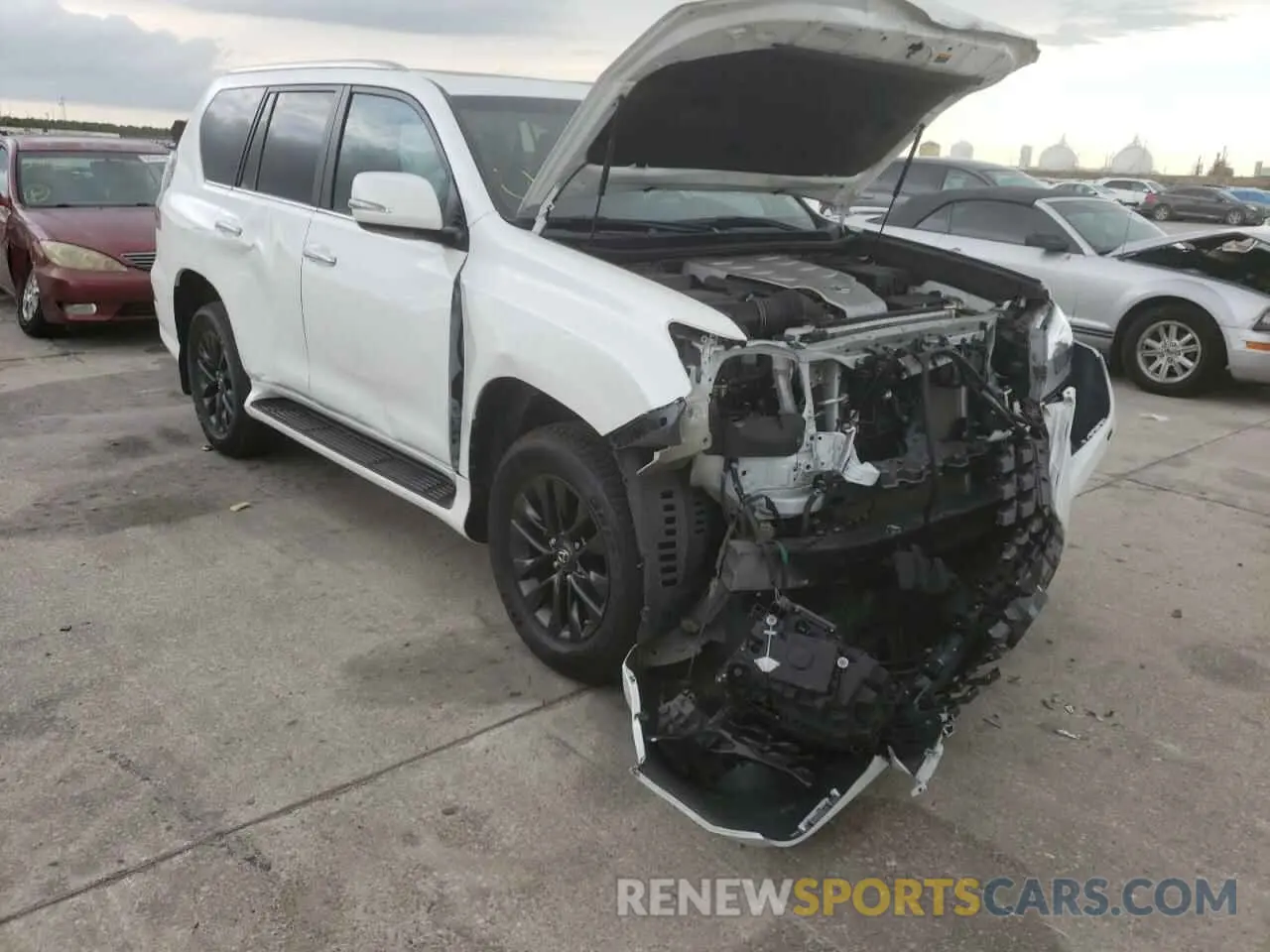 9 fotografías del automóvil dañado JTJAM7BX5M5283416 LEXUS GX 2021