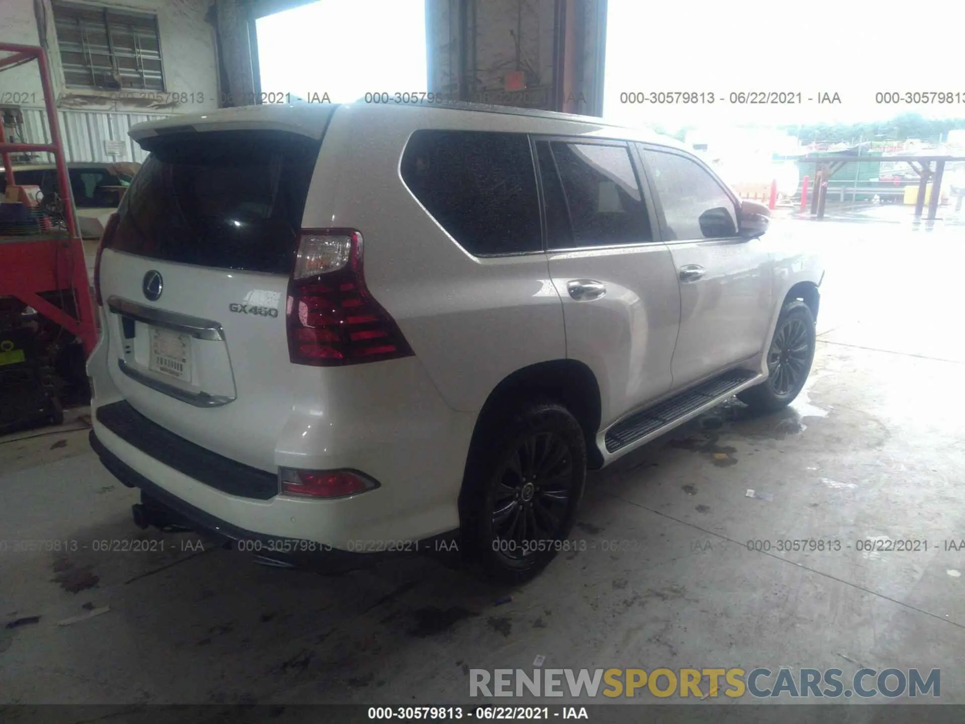 4 fotografías del automóvil dañado JTJAM7BX5M5290186 LEXUS GX 2021