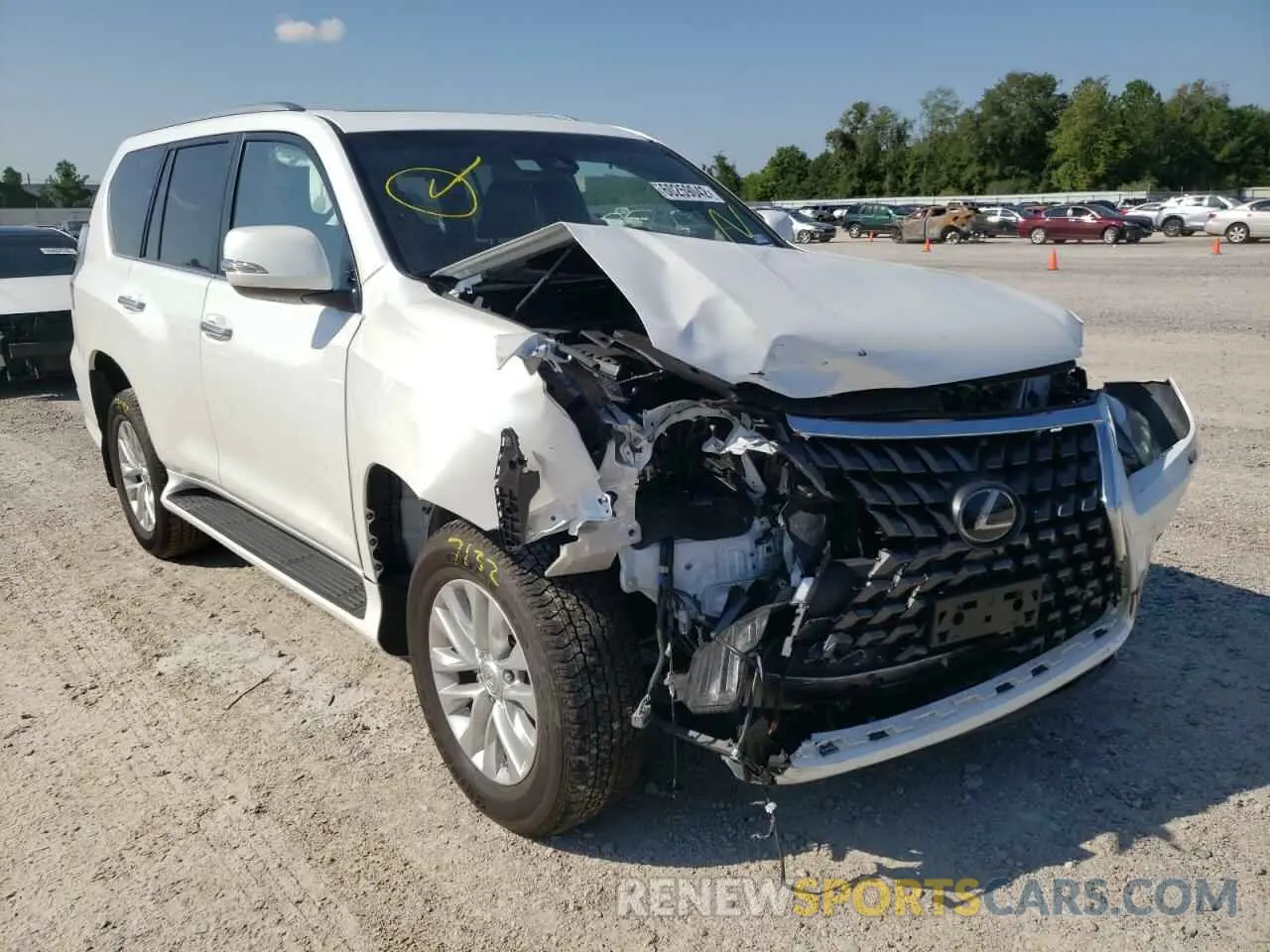 1 fotografías del automóvil dañado JTJAM7BX5M5293282 LEXUS GX 2021