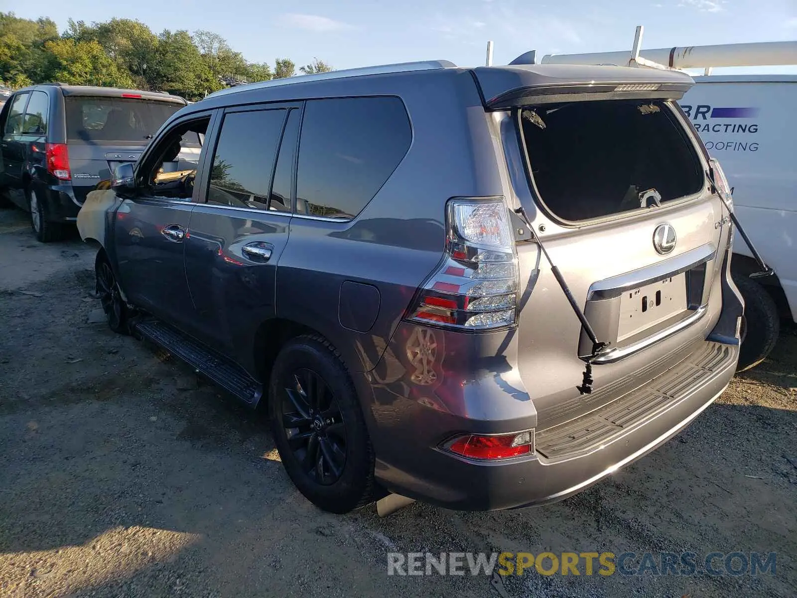 3 fotografías del automóvil dañado JTJAM7BX5M5295260 LEXUS GX 2021