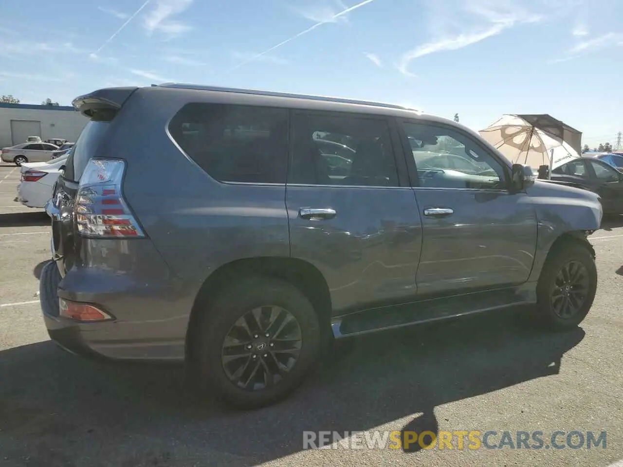3 fotografías del automóvil dañado JTJAM7BX5M5300392 LEXUS GX 2021