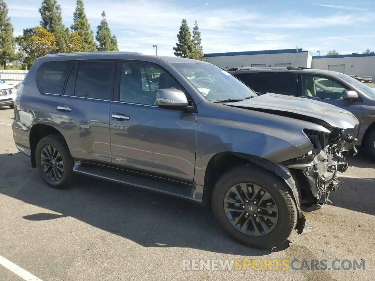 4 fotografías del automóvil dañado JTJAM7BX5M5300392 LEXUS GX 2021