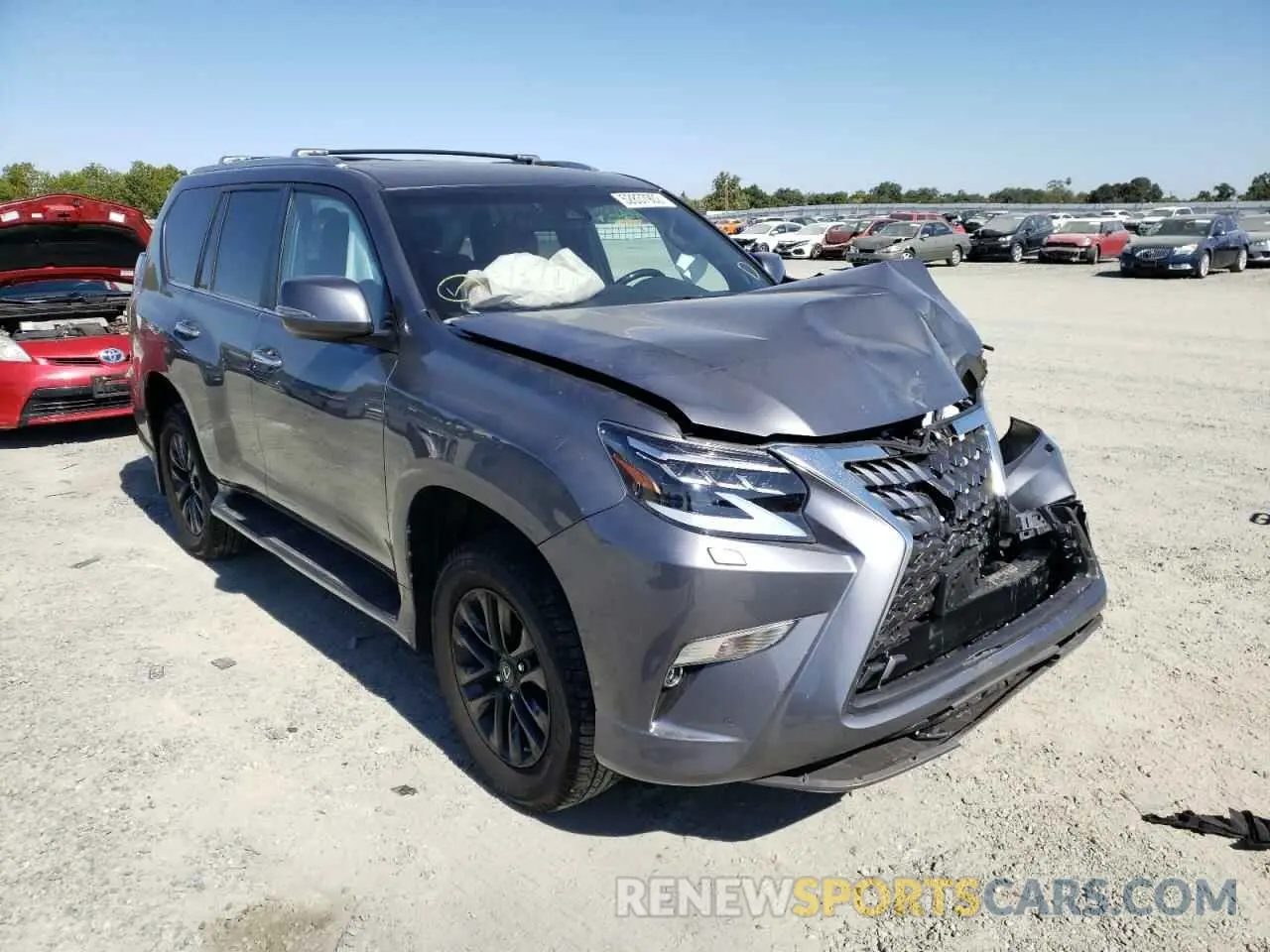 1 fotografías del automóvil dañado JTJAM7BX5M5301350 LEXUS GX 2021