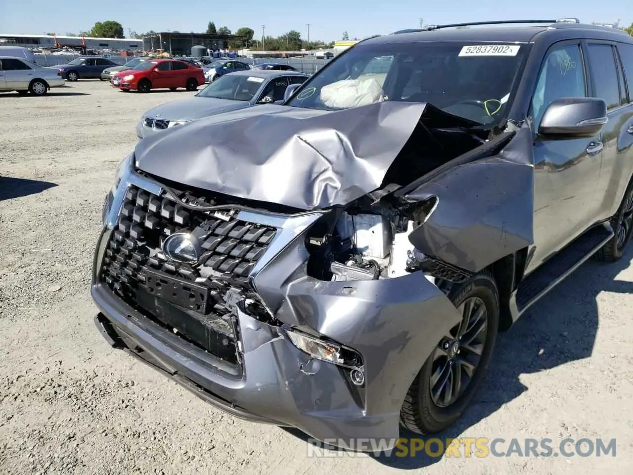 9 fotografías del automóvil dañado JTJAM7BX5M5301350 LEXUS GX 2021