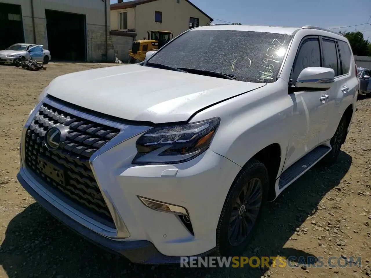 2 fotografías del automóvil dañado JTJAM7BX5M5301574 LEXUS GX 2021