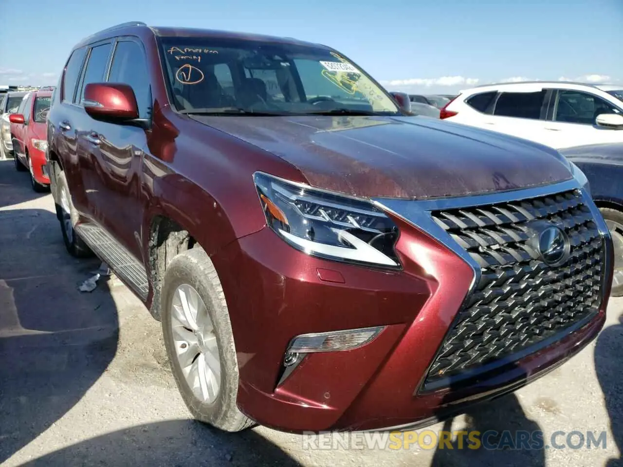 1 fotografías del automóvil dañado JTJAM7BX6M5270559 LEXUS GX 2021