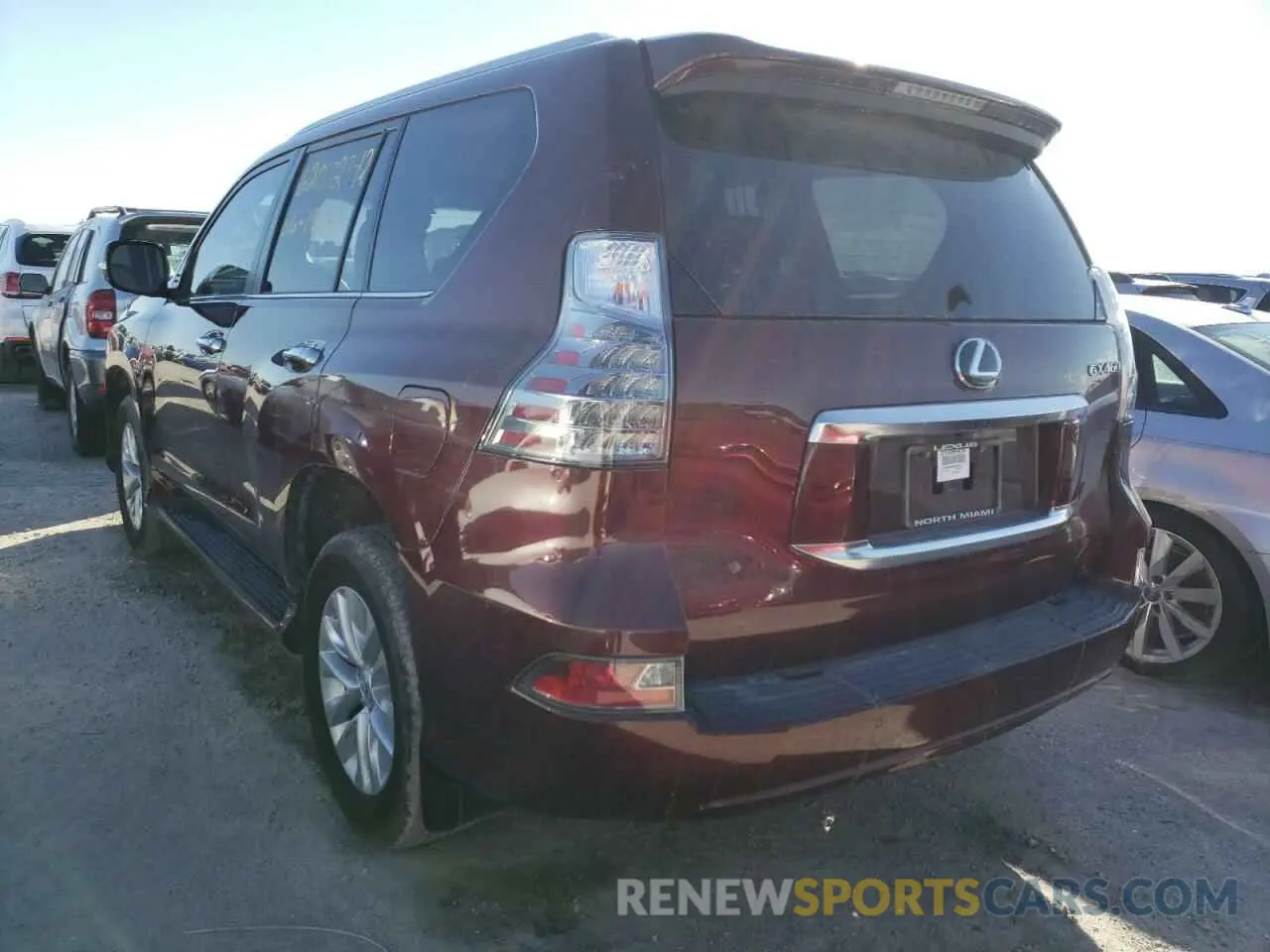 3 fotografías del automóvil dañado JTJAM7BX6M5270559 LEXUS GX 2021