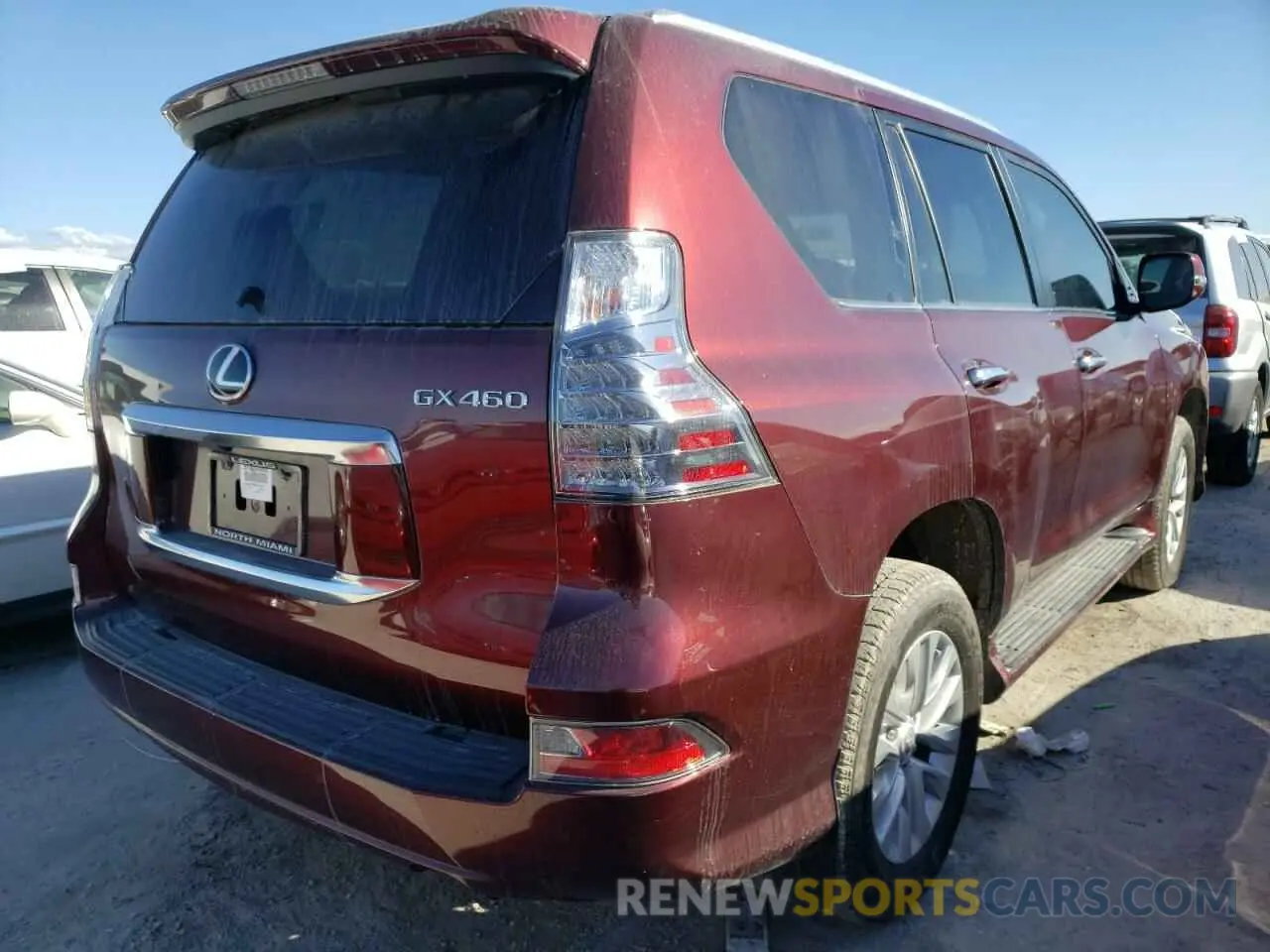 4 fotografías del automóvil dañado JTJAM7BX6M5270559 LEXUS GX 2021