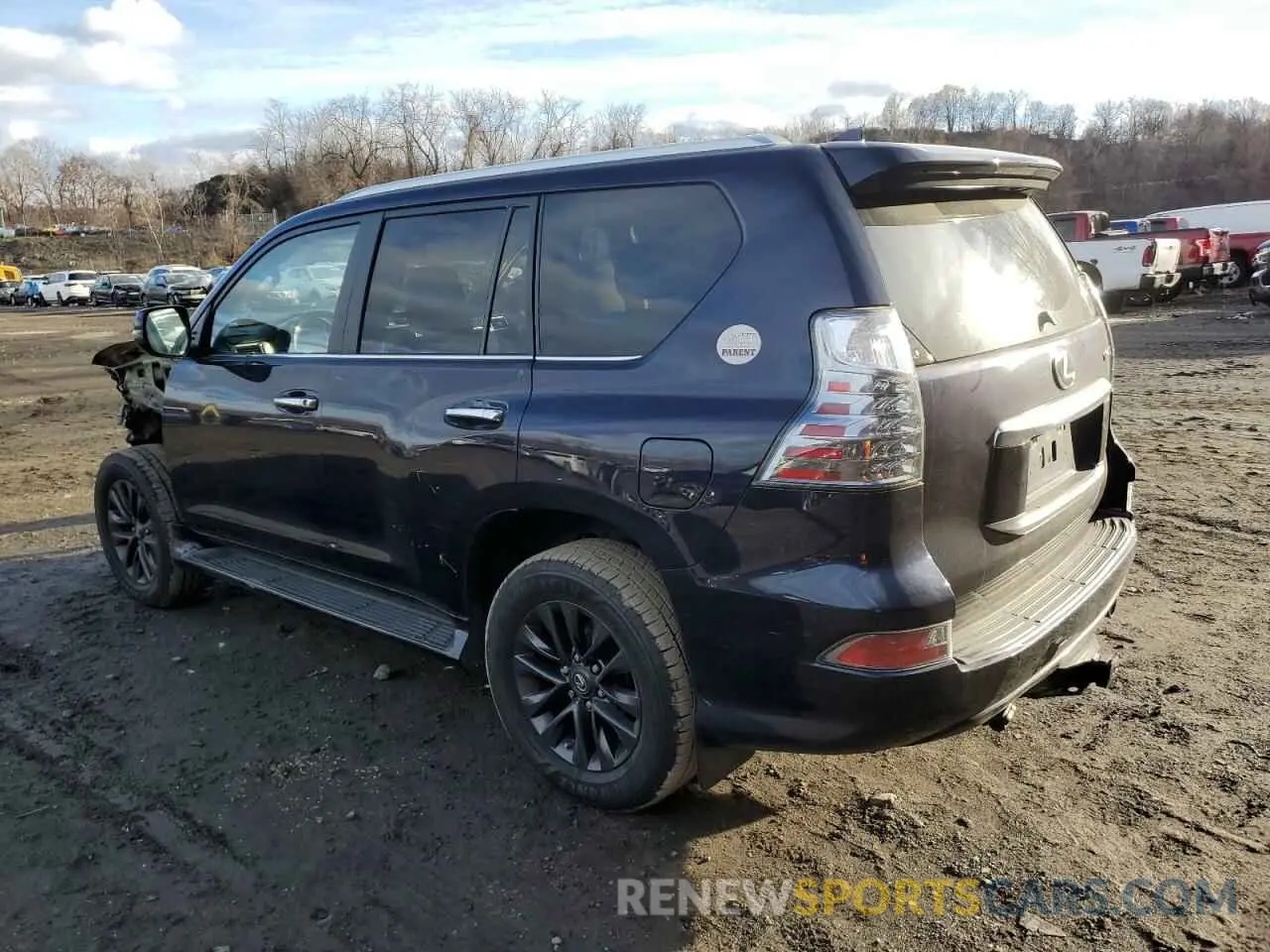 2 fotografías del automóvil dañado JTJAM7BX6M5276152 LEXUS GX 2021