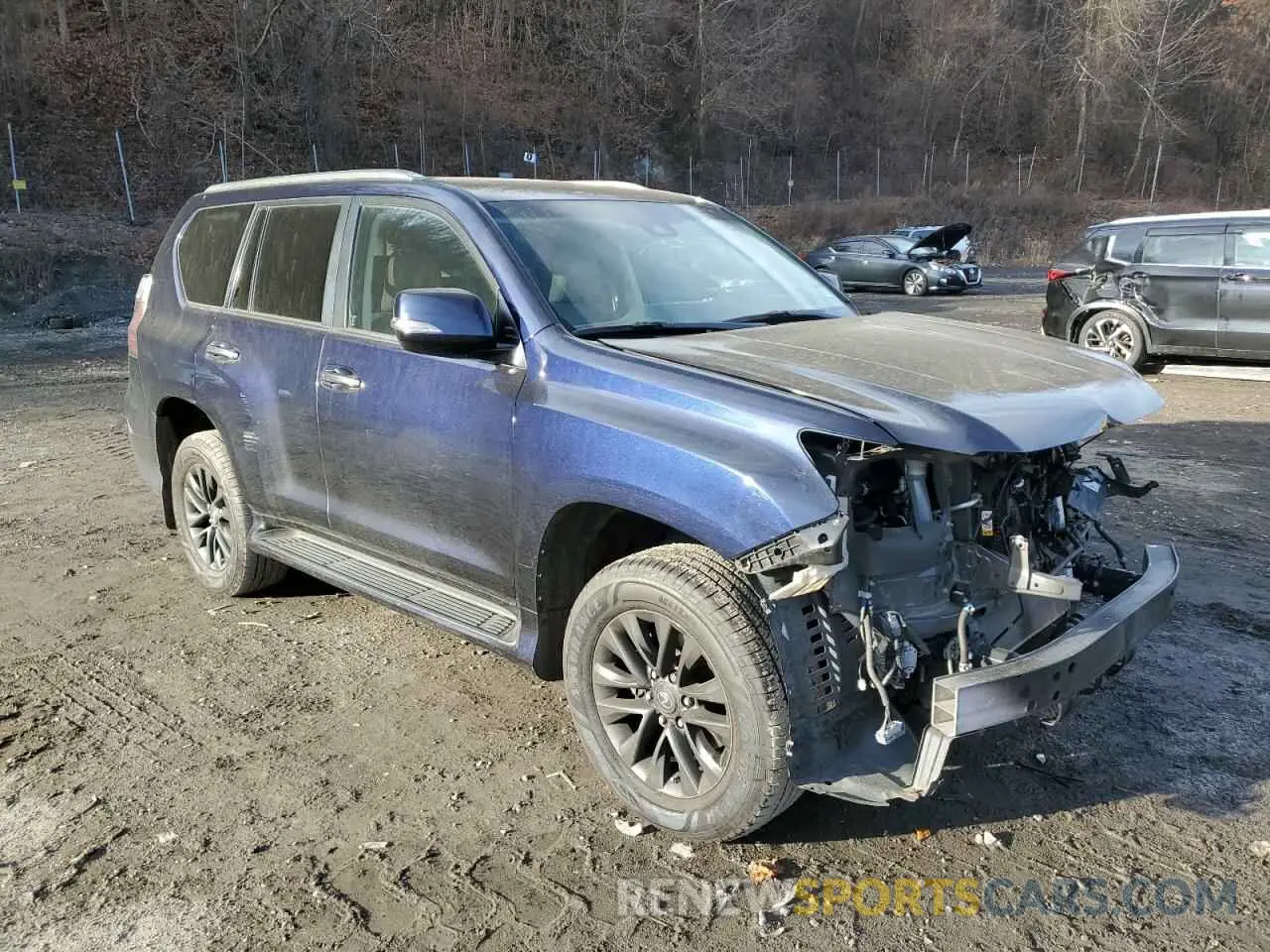 4 fotografías del automóvil dañado JTJAM7BX6M5276152 LEXUS GX 2021