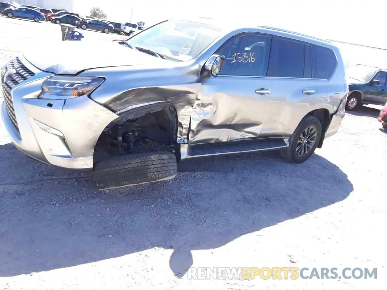 9 fotografías del automóvil dañado JTJAM7BX6M5281240 LEXUS GX 2021