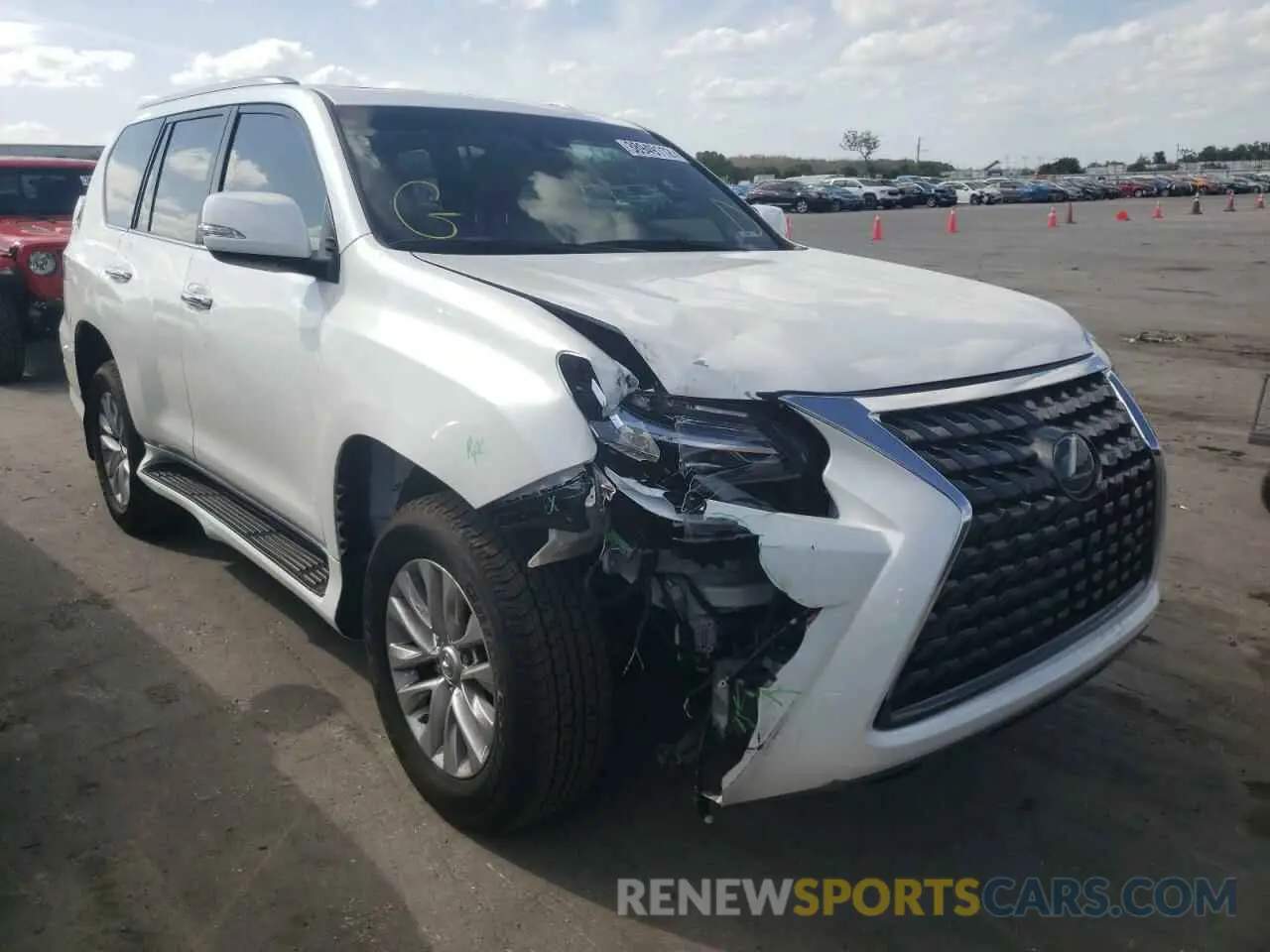 1 fotografías del automóvil dañado JTJAM7BX6M5286521 LEXUS GX 2021
