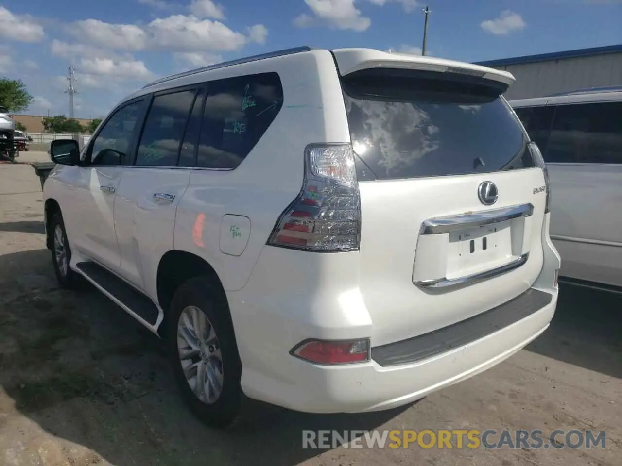 3 fotografías del automóvil dañado JTJAM7BX6M5286521 LEXUS GX 2021