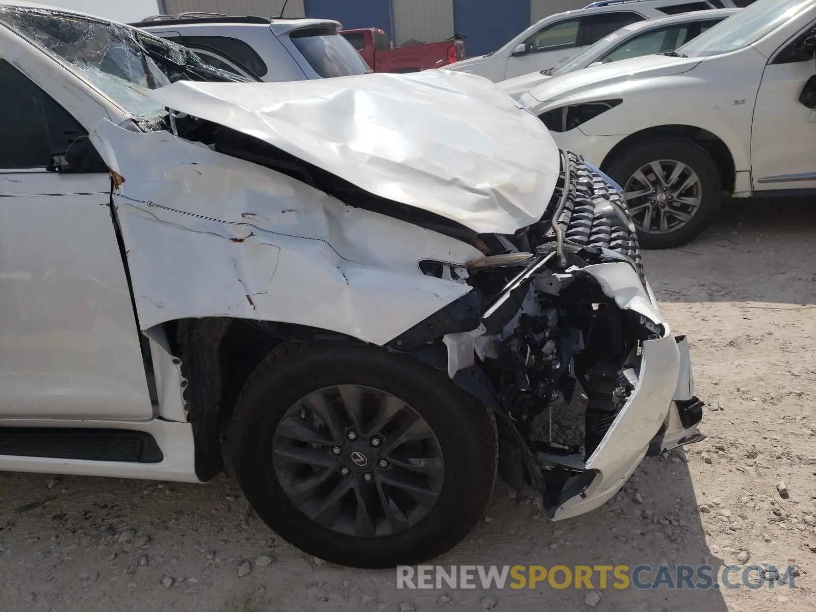 9 fotografías del automóvil dañado JTJAM7BX6M5287149 LEXUS GX 2021